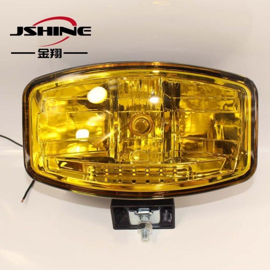 24V 55w オーバルフォグランプ 4500K トラック イエロー 2個 左右