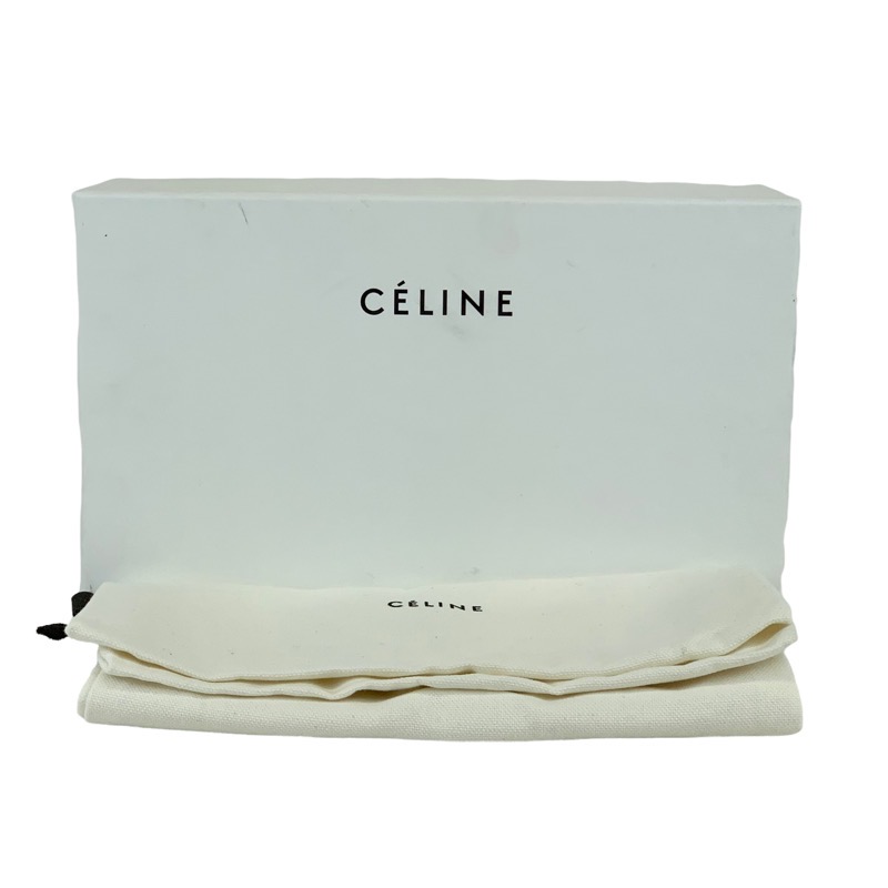 未使用 セリーヌ CELINE プレゼント レザー フラットシューズ ギフト