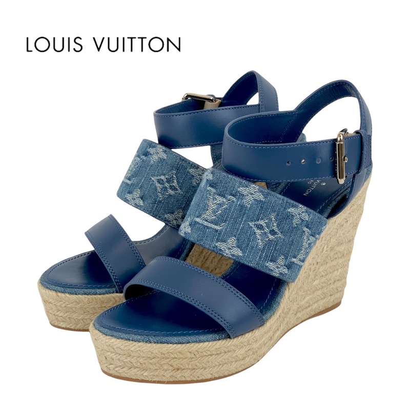 ギフ_包装 未使用 ルイヴィトン Louis Vuitton サンダル ヴィトン