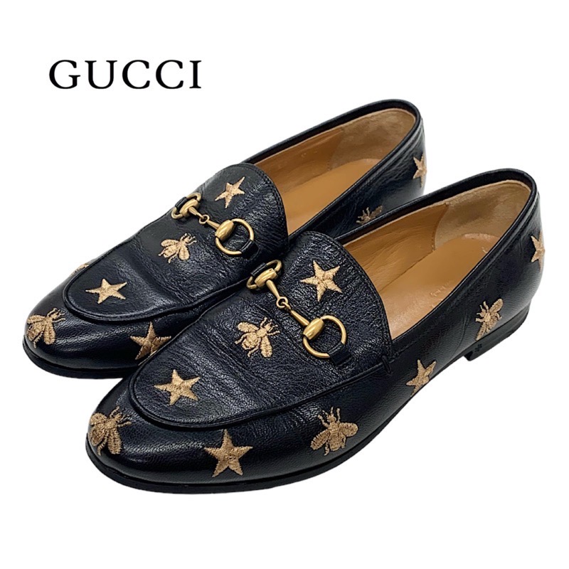 【楽天市場】グッチ GUCCI ローファー 革靴 フラットシューズ 靴 