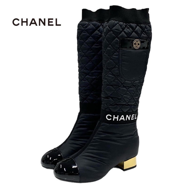 楽天市場】シャネル CHANEL ブーツ ロングブーツ 靴 シューズ