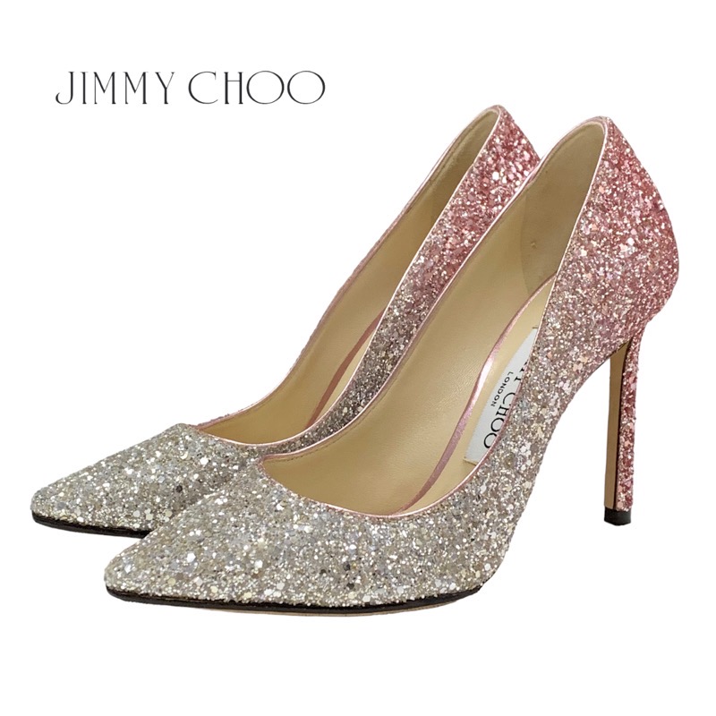 ジミーチュウ　フラットパンプス　35.5 楽天市場】JIMMY CHOO ジミーチュウ フラットシューズ 35・1/2