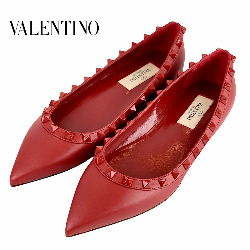 楽天市場】ヴァレンティノ VALENTINO フラットシューズ 靴 シューズ