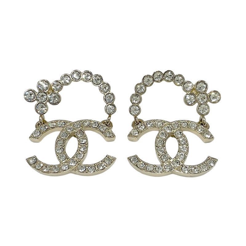 楽天市場】シャネル CHANEL ココマーク パール フラワーピアス