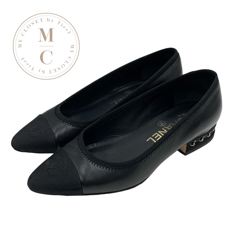 CHANEL シャネル　CCココマーク　パール　ラウンドトゥパンプス 楽天市場】シャネル パンプス レディース G34249/PEARL シューズ