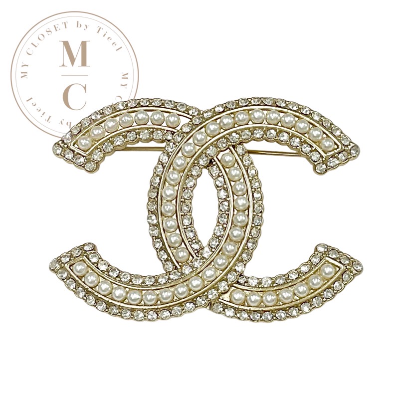 楽天市場】シャネル CHANEL ブローチ コサージュ ゴールド ココマーク