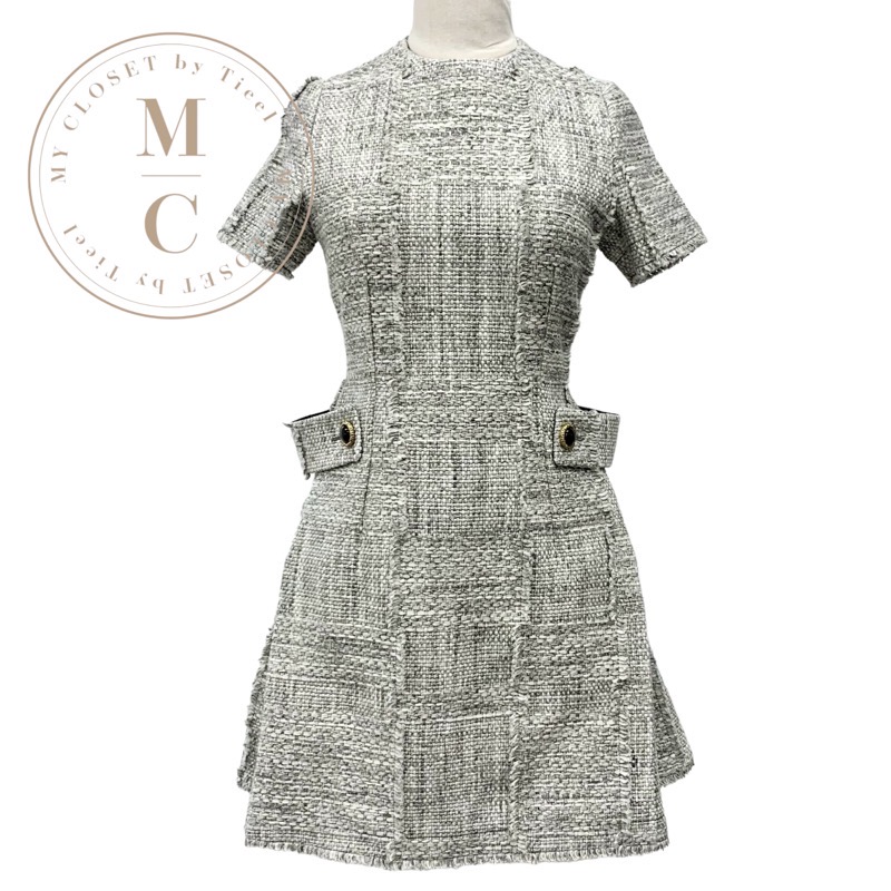 Louis Vuitton ツイード ラメ モノグラム ワンピース 38 Louis Vuitton ツイード ラメ モノグラム ワンピース 38 Louis Vuitton