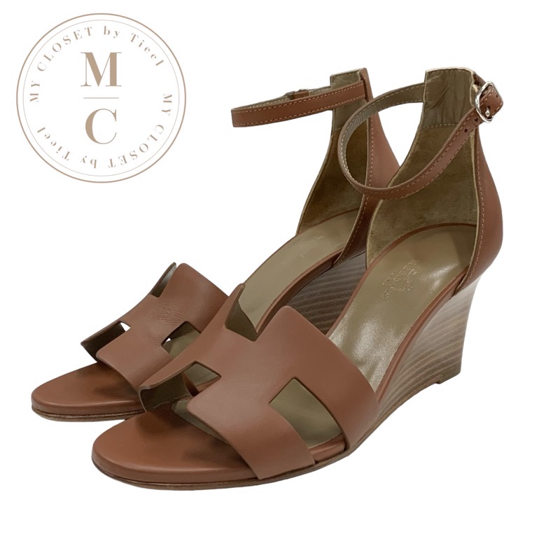 楽天市場】【エルメス】Hermes レジェンド Hロゴ レザー ウェッジ