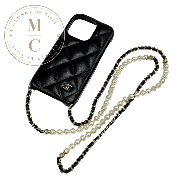 CHANEL マトラッセ iPhone13Proケース スマホケース ブラック 32128_0_tv.jpg