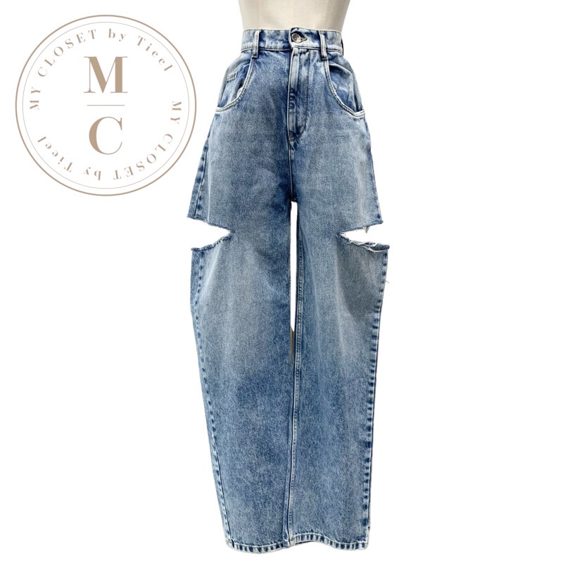 Maison Margiela メゾンマルジェラ　デニム Maison Margiela/メゾン マルジェラ】HIGH WAIST WIDE DENIM（デニム