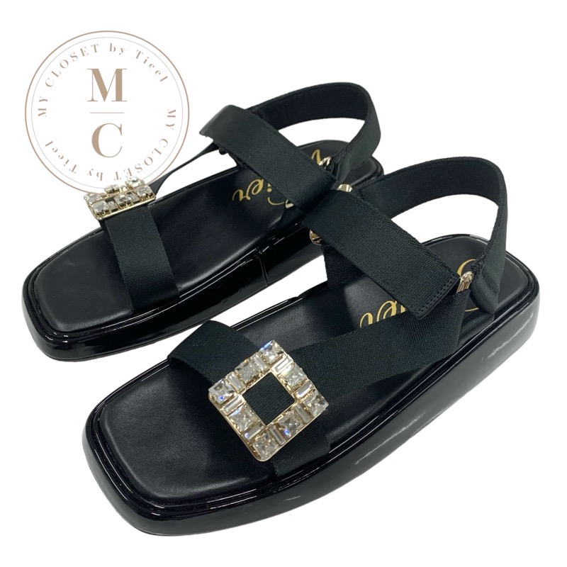 関税負担なし！Roger Vivier バックル装飾 ラウンドトゥサンダル 三越伊勢丹 | Roger Vivier/ロジェ ヴィヴィエ通販 | 「ヴィヴ