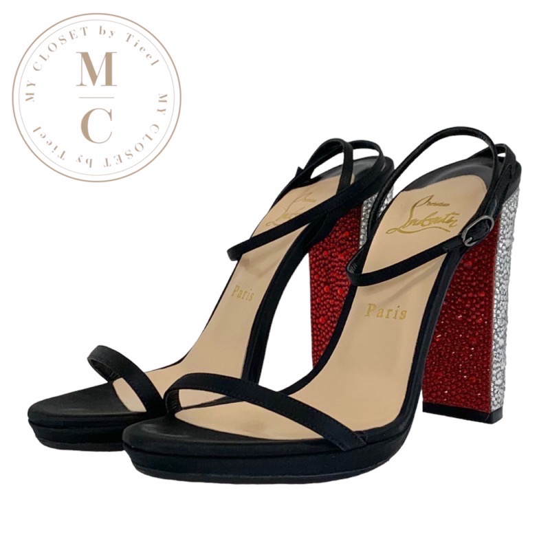 美品 Christian Louboutin ミュール サンダル ヒール 24 サンダル&エスパドリーユ｜クリスチャン ルブタン【公式