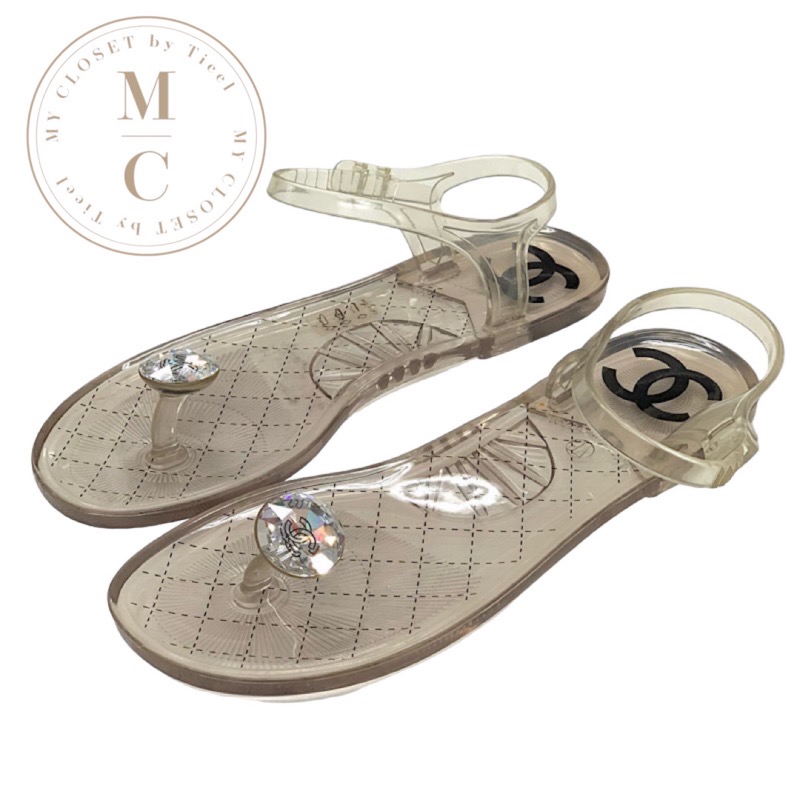 CHANEL スポーツサンダル ココマーク ビジュー 8022_mc.jpg