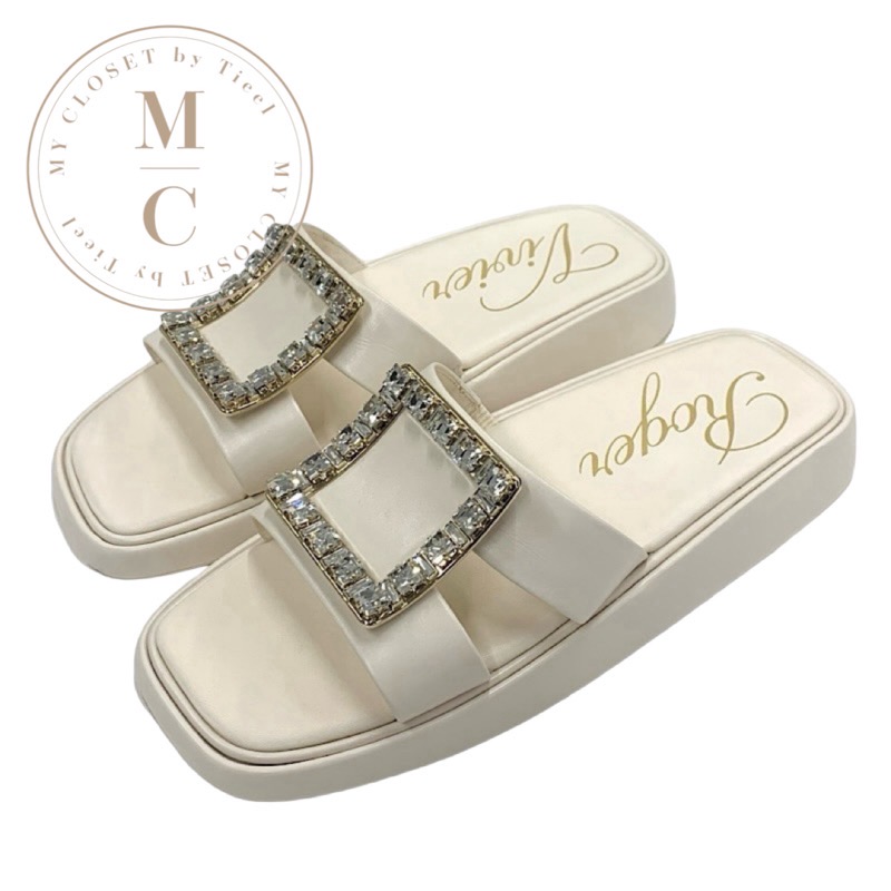 楽天市場】ROGER VIVIER ロジェヴィヴィエ サンダル SLIDY VIV