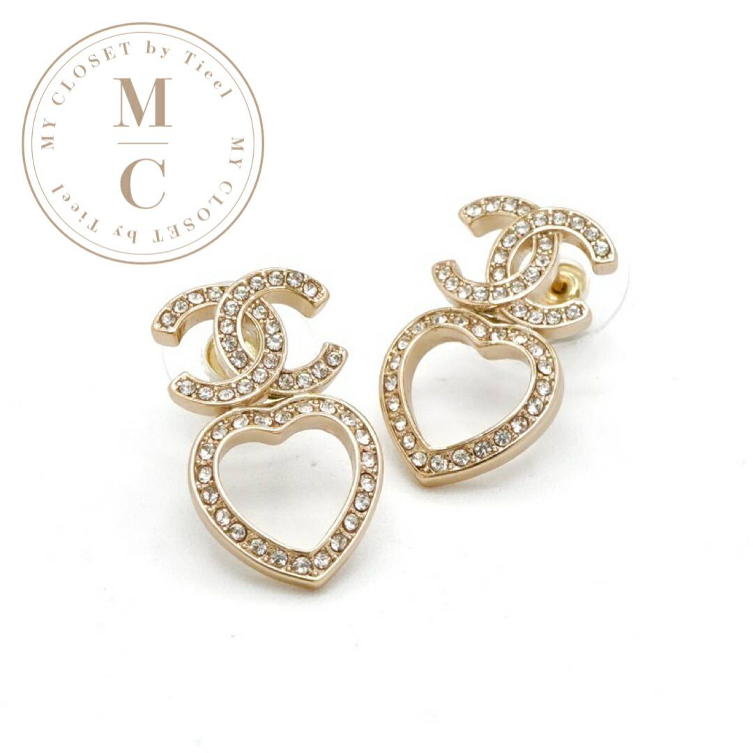 片耳のみ　良品　シャネル　スイング　ビジュー　ココマーク　ピアス　09P 楽天市場】CHANEL シャネル Coco Mark Earrings ココマーク