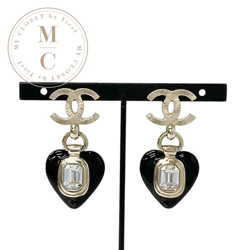 楽天市場】CHANEL シャネル B24K ココ リボン ピアス ゴールド