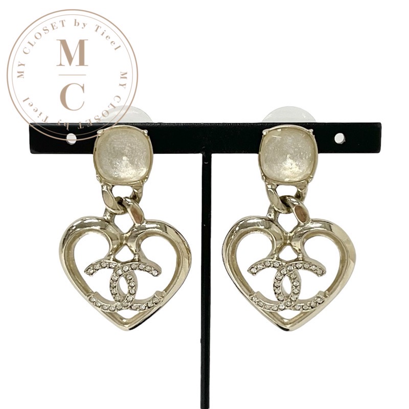 楽天市場】CHANEL シャネル B24K ココ リボン ピアス ゴールド