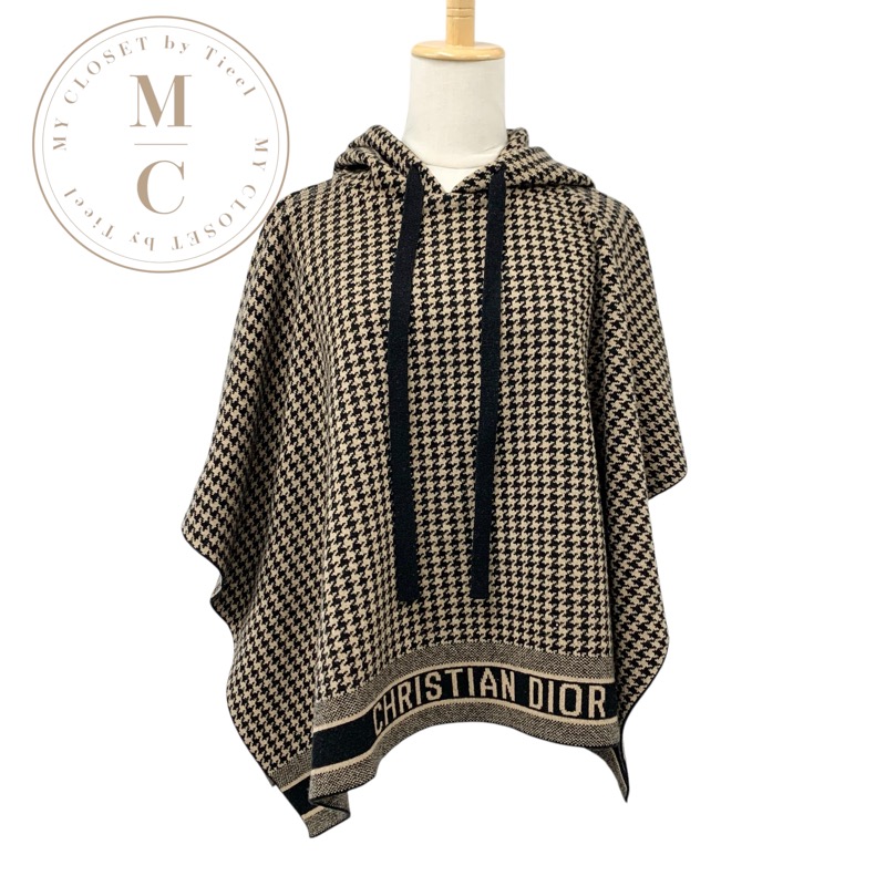 楽天市場】クリスチャンディオール☆ ケープ ポンチョ 024C12AM035 XS
