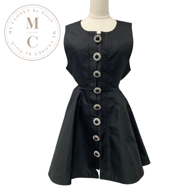 ヴィトン ワンピース シルク ジュエルボタンドレス ノースリーブ ブラック 楽天市場】ルイヴィトン LOUIS VUITTON ワンピース シルク ブラック 黒