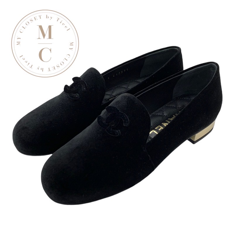 CHANEL ベルベット　ローファー　新品未使用 楽天市場】CHANEL ローファー フラットシューズ ShineCalfskin