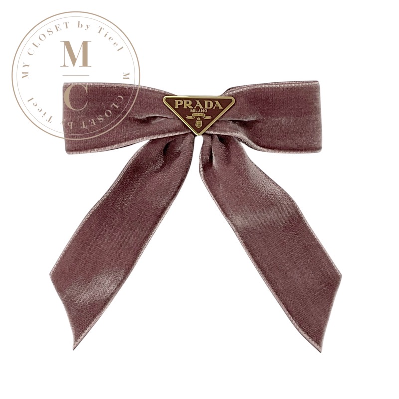 【美品】PRADA バレッタ ヘアクリップ PRADA プラダ ヘアクリップ バレッタ ヘアアクセサリー Re-Nylon