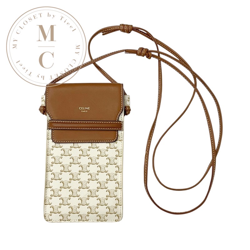 楽天市場】CELINE セリーヌ フォンポーチ Phone pouch with Flap