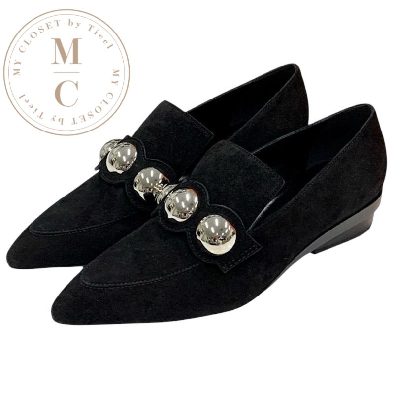 楽天市場】HERMES エルメス ローファー スエード ブラウン 茶色 サイズ