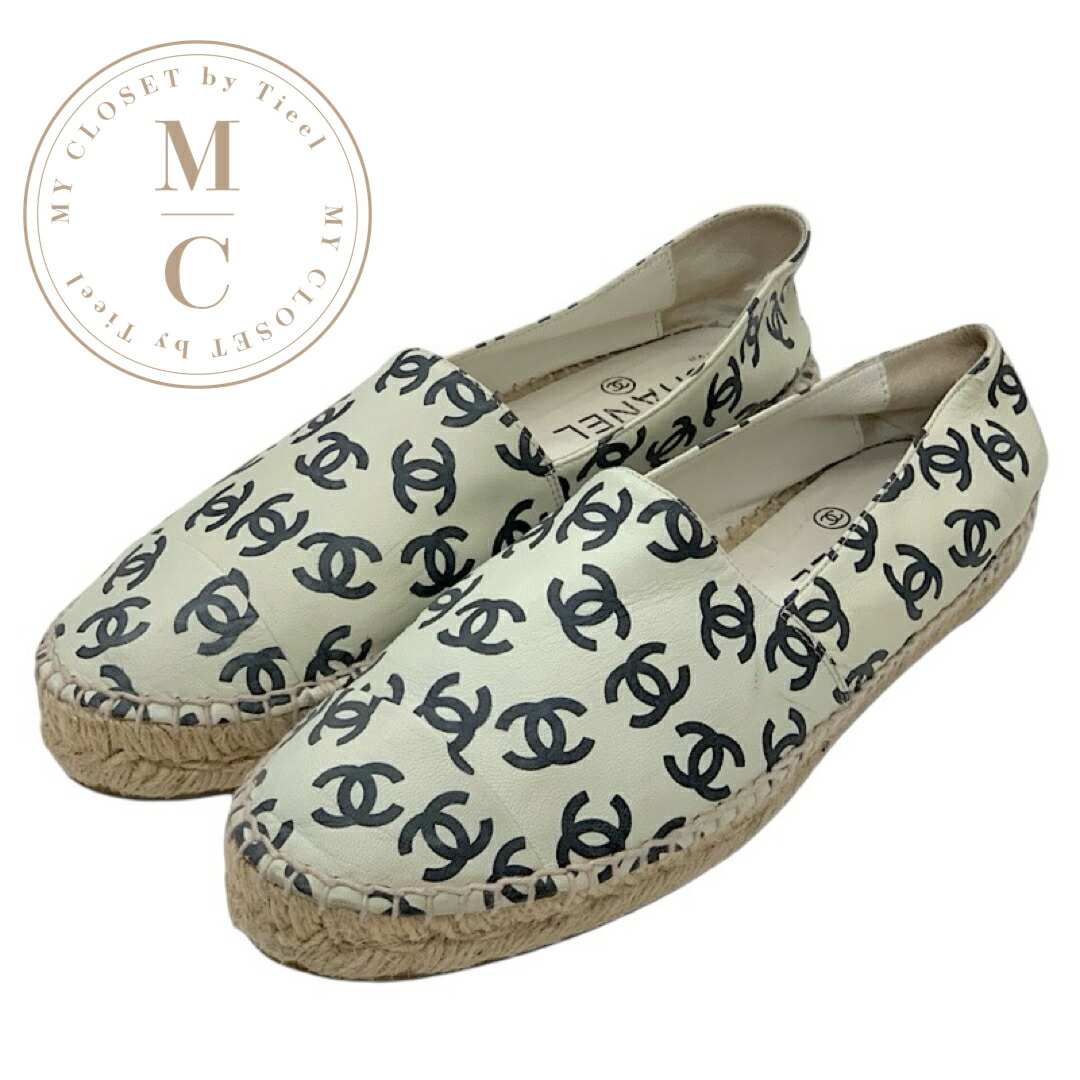 楽天市場】【未使用品】 シャネル パンプス アンクルストラップ ココ