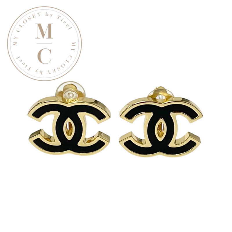 楽天市場】シャネル CHANEL ピアス イヤリング ゴールド ココ