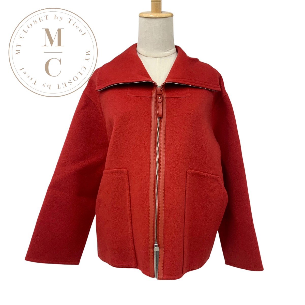 楽天市場】エルメス HERMES アウター ショートコート カシミヤ