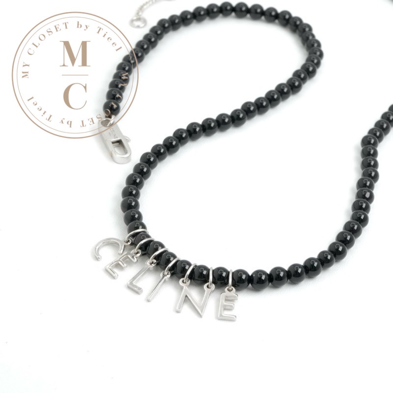楽天市場】CELINE セリーヌ Monochroms Surf Necklace モノクローム