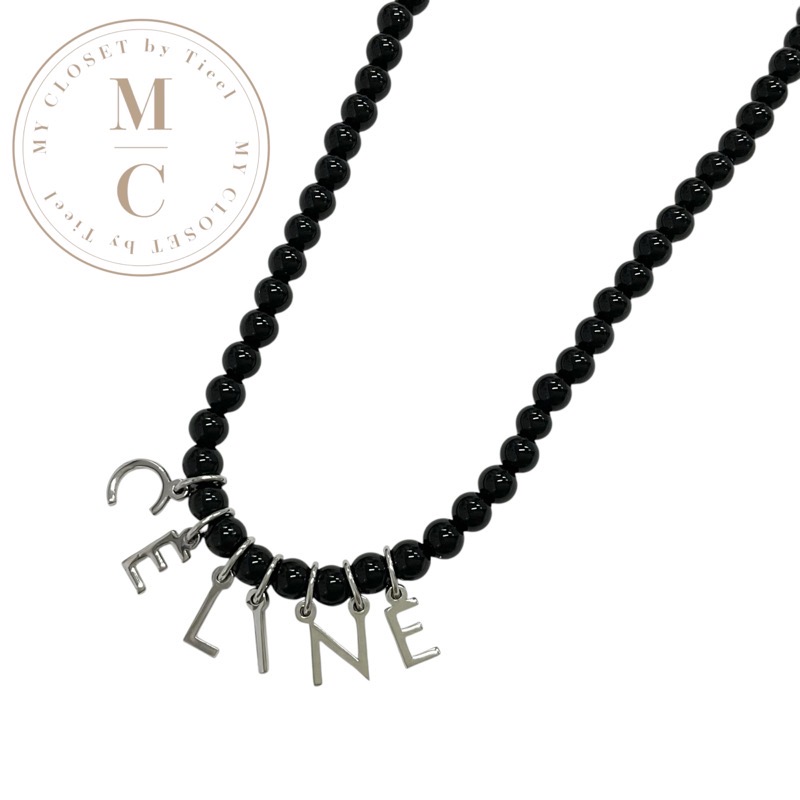 楽天市場】CELINE セリーヌ Monochroms Surf Necklace