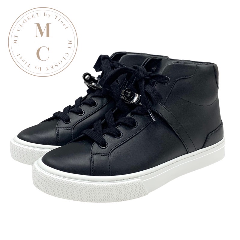 エルメス デイドリーム ケリー金具 ハイカット レザー スニーカー 36 エルメス デイドリーム ケリー金具 ハイカット レザー スニーカー 36