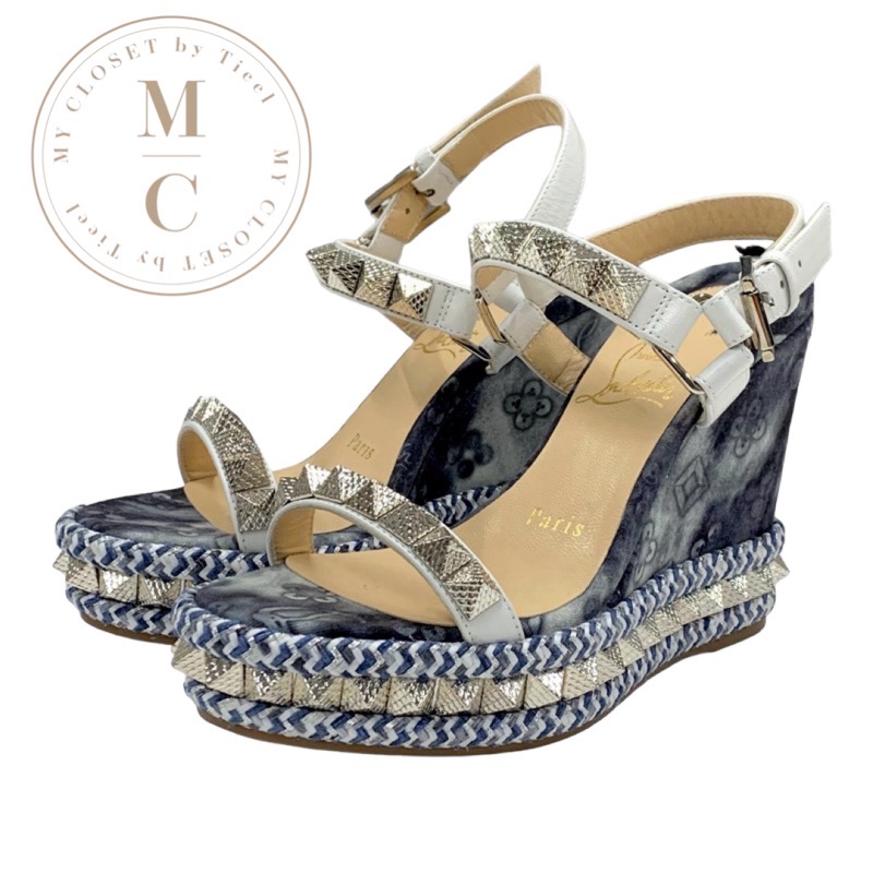 クリスチャンルブタン　グリッターサンダル size 37 クリスチャンルブタン グリッターサンダル size 37 Christian