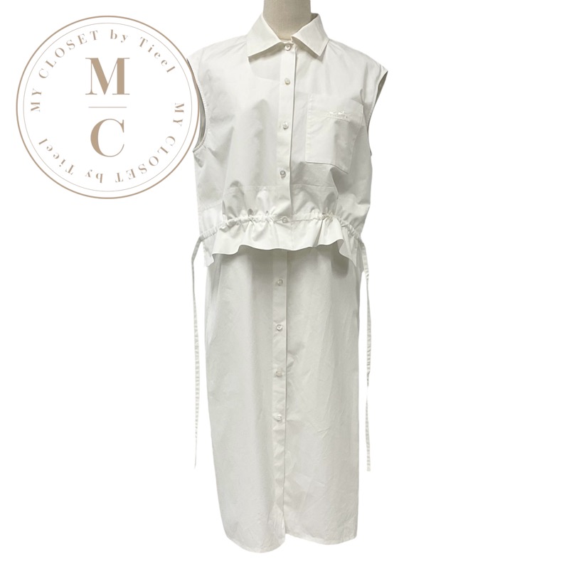 楽天市場】エルメス HERMES ワンピース コットン ホワイト 白 シルバー