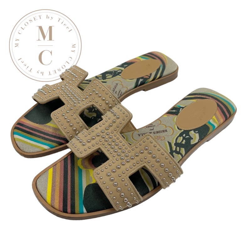 楽天市場】HERMES エルメス サンダル Oran オラン レディース フラット