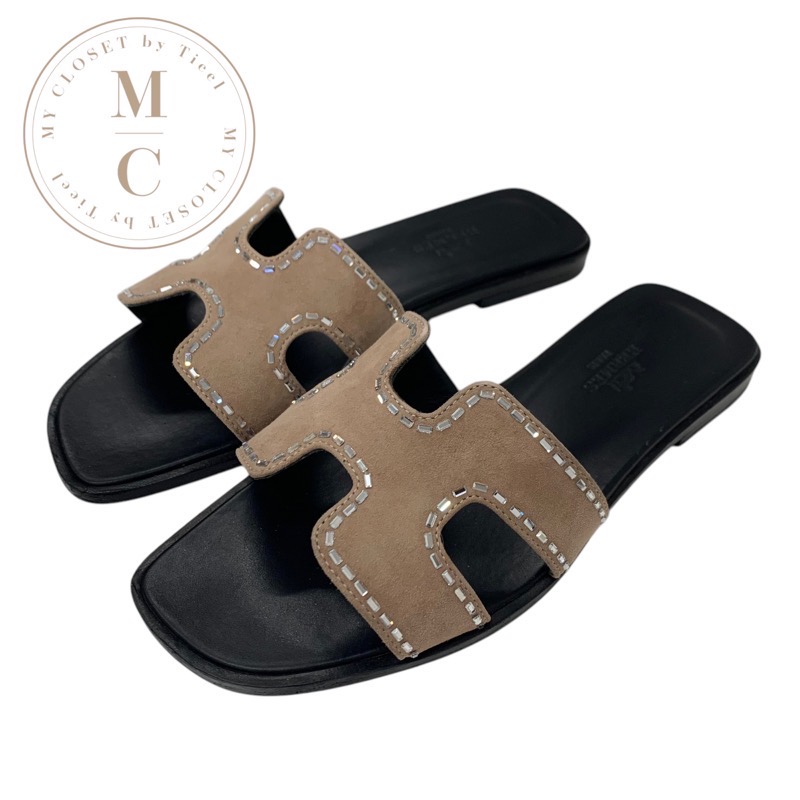 HERMES オラン　サイズ37 エルメス サンダル オラン レディースサイズ37 1/2 HERMES 靴 - メルカリ