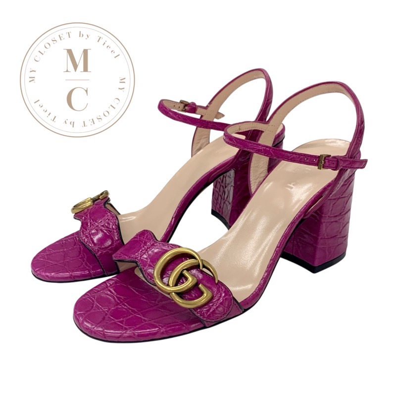 楽天市場】グッチ GUCCI サンダル 靴 シューズ レザー ブラウン 未使用