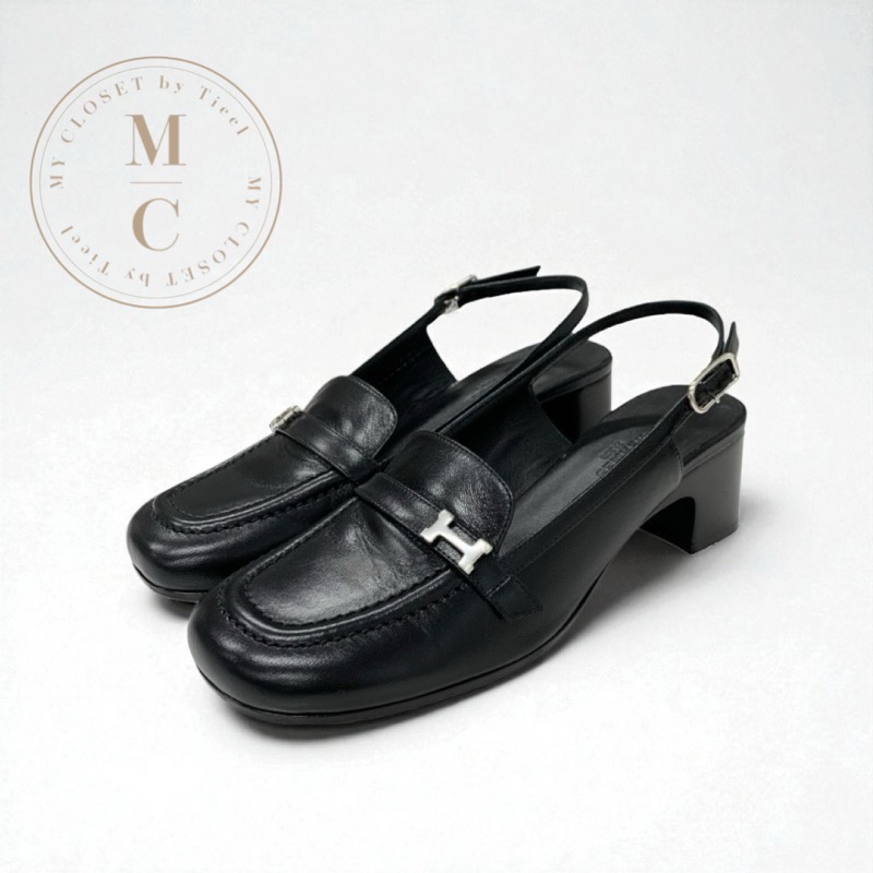 楽天市場】エルメス パンプス アンタンポレル50 カーフレザー