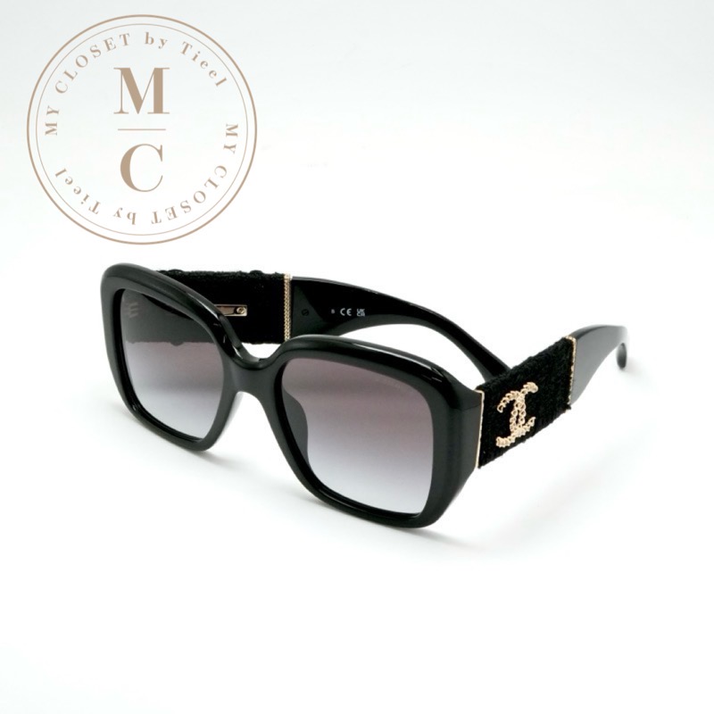 訳あり✨シャネル ココマーク サングラス ブラック ゴールドロゴ 訳