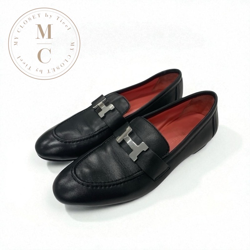 楽天市場】エルメス HERMES パリ ローファー 革靴 靴 シューズ レザー