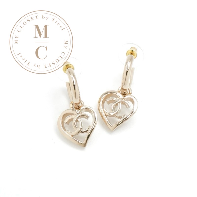 ❤️CHANEL❤️ピアス❤️ CHANEL シャネル ピアス ABC742 B15375 レディース デニム ハート ココ