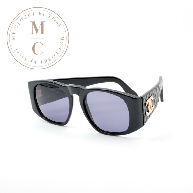 CHANEL スクエアサングラス グラデーションブルー　チェーン付き 楽天市場】CHANEL シャネル サングラス アイウェア ココマーク