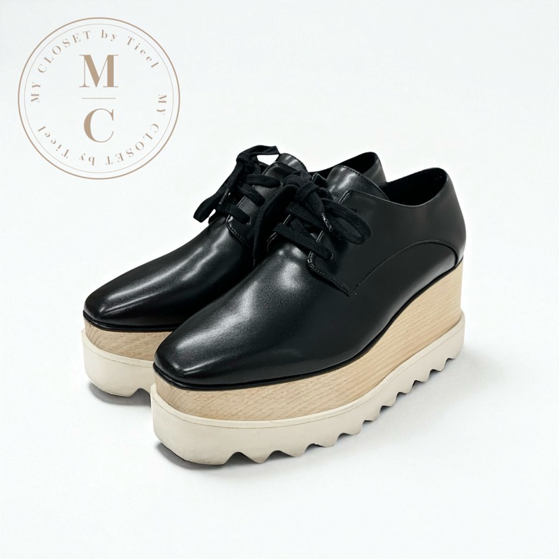 【美品】ステラマッカートニー　エリス　スタッズ　厚底　22.5 Stella McCartney STELLA McCARTNEY ステラマッカートニー