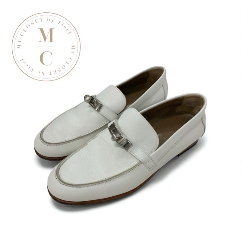 美品 エルメス HERMES ケリー ゴールド金具 ローファー 革靴 レザー HERMES（エルメス） 【超美品】エルメス シューズ ファースト ケリー