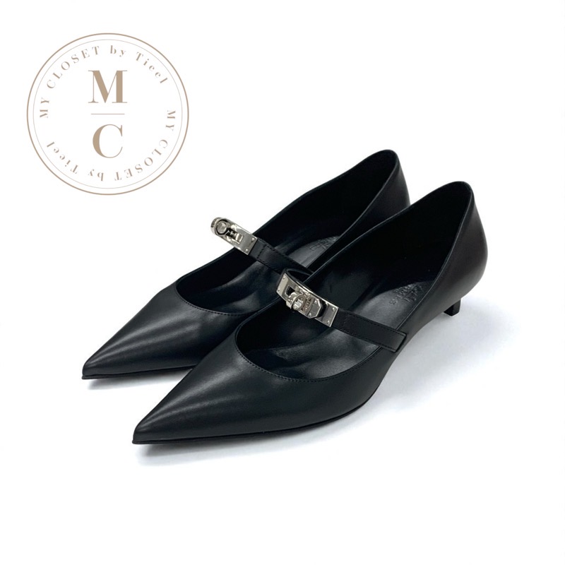 楽天市場】エルメス パンプス キアラ40 ケリーバックル カーフレザー