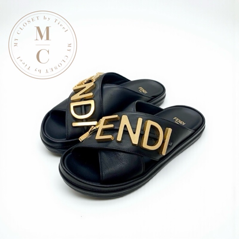 楽天市場】フェンディ FENDI サンダル ブラック 7x1478 ahgu