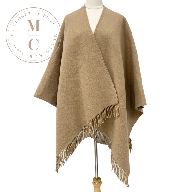 楽天市場】【訳あり】フェンディ FENDI ケープ ポンチョ ベージュ