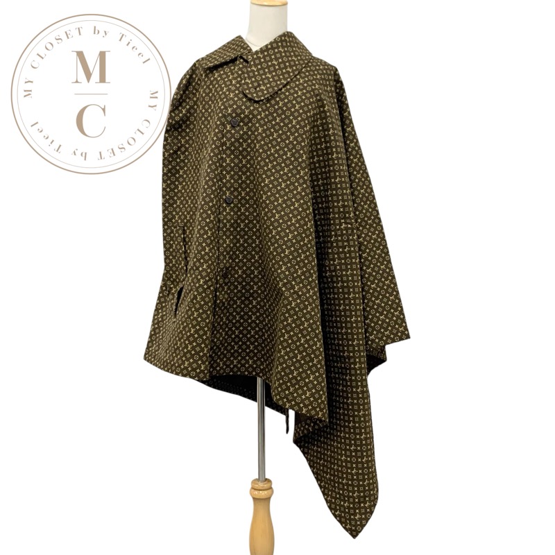 楽天市場】ルイヴィトン LOUIS VUITTON モノグラム ケープ コート