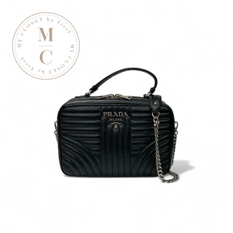 楽天市場】プラダ PRADA ヴィンテージ デカ三角ロゴ チェーン